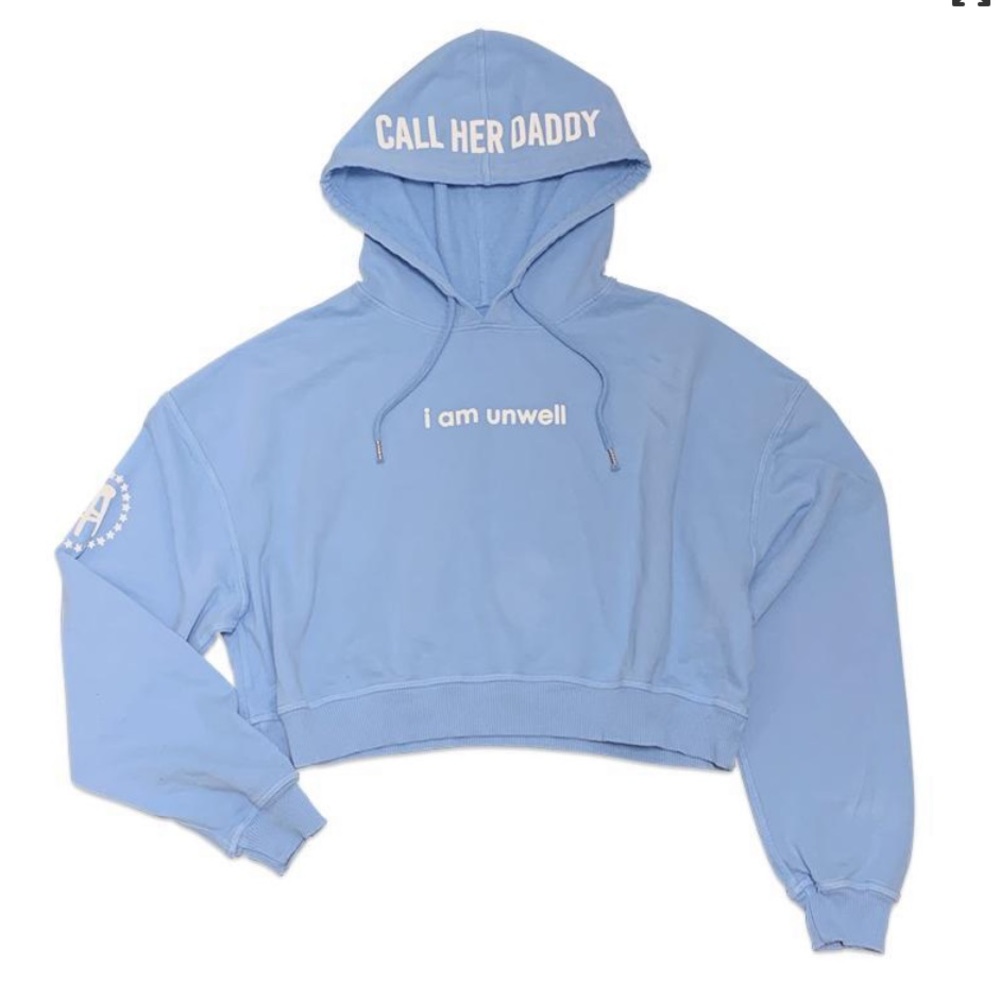 Call Her Daddy Cropped Hoodie!